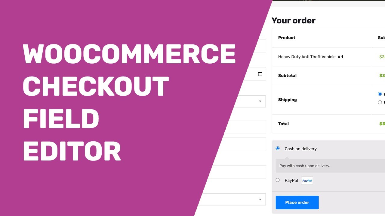 Checkout Field Editor for WooCommerce Plugin